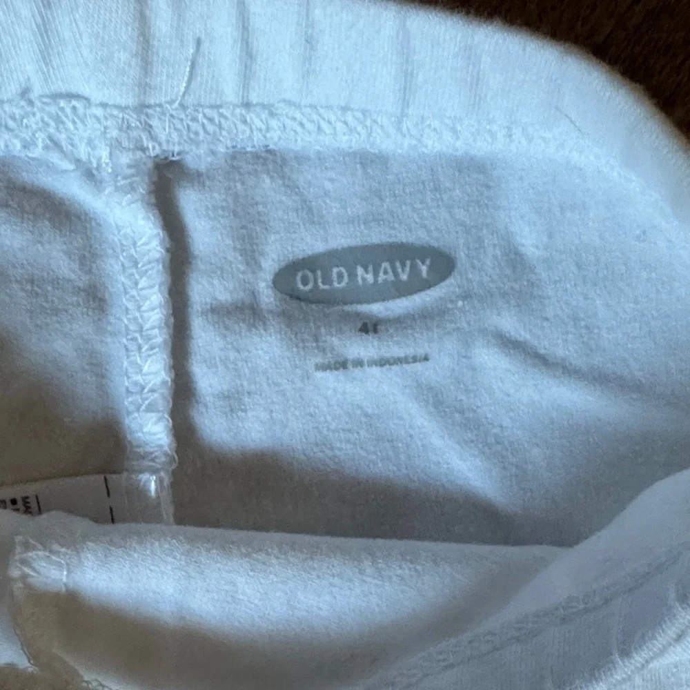 White Cotton Bike Shorts